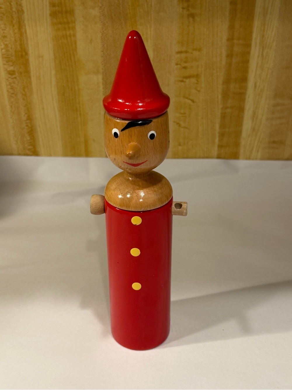 Wooden Pinocchio Bank, Italy,